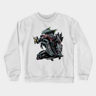 Alien Boss comics style Crewneck Sweatshirt